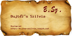Bujtás Szilvia névjegykártya